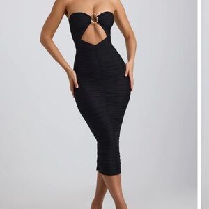 Oh Polly Mesh Ruffled Dress